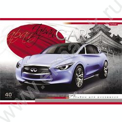 Альбом д/рисования 40л "Country Cars" /лак/ 5видов | Фото 2
