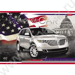 Альбом д/рисования 40л "Country Cars" /лак/ 5видов | Фото 3