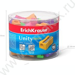 Точилка 1отв. пластик Unity NEON ассорти | Фото 6