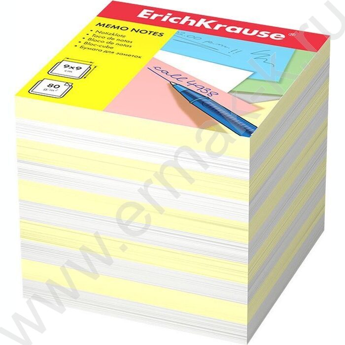 Бумага д/записей  9*9*9см жёлтый | Фото 1