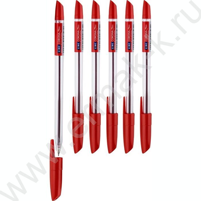 Ручка шар Corona plus красная 0,7мм | Фото 4