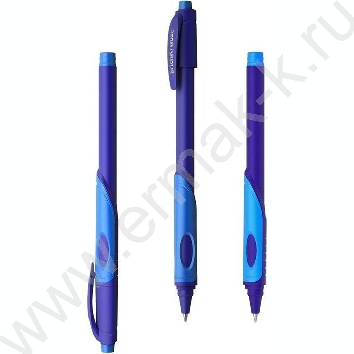 Ручка шар ErgoLine® Kids Stick&Grip Neon 0,7мм, синяя /корпус - ассорти      | Фото 2