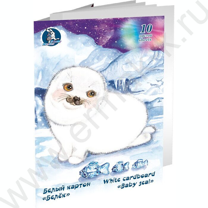 Картон белый А4 10л "Белёк" | Фото 1