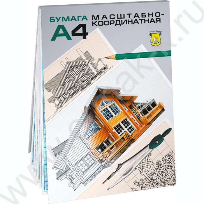 Бумага масштабная А4  20л планшет | Фото 1