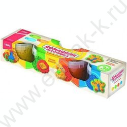 Набор д/творчества Радужный песок.Набор из 4 цветов/140гр формочка | Фото 2