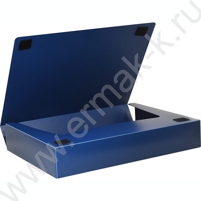 Короб архивный  56мм пластик синий | Фото 3