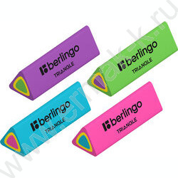 Ластик треугольный "Triangle" /44*15*15мм, термопластичная резина /ассорти     | Фото 1