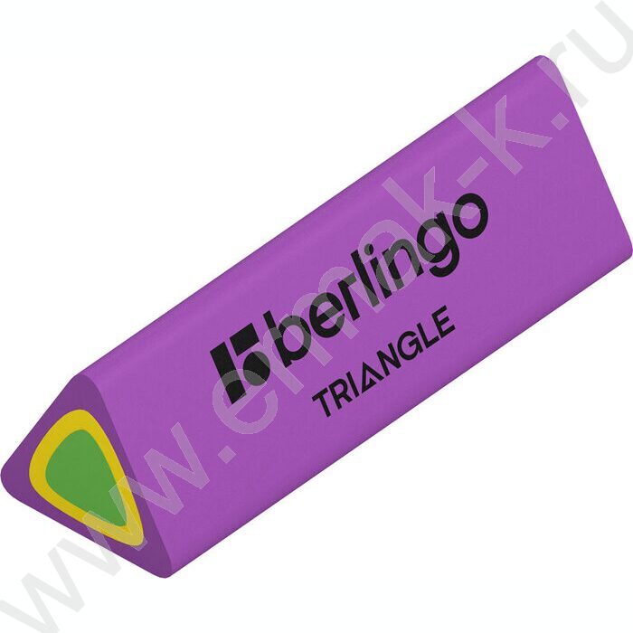 Ластик треугольный "Triangle" /44*15*15мм, термопластичная резина /ассорти     | Фото 2