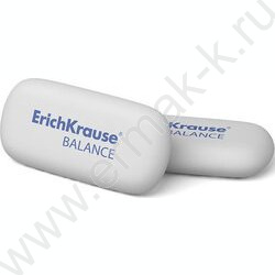 Ластик белый овальный "Balance" | Фото 1