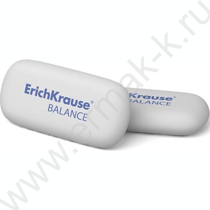 Ластик белый овальный "Balance" | Фото 1