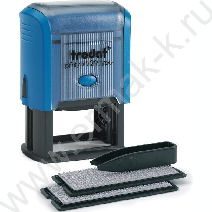 Штамп самонаборный автомат  6-ти строчный рус 50*30мм,пластик | Фото 1