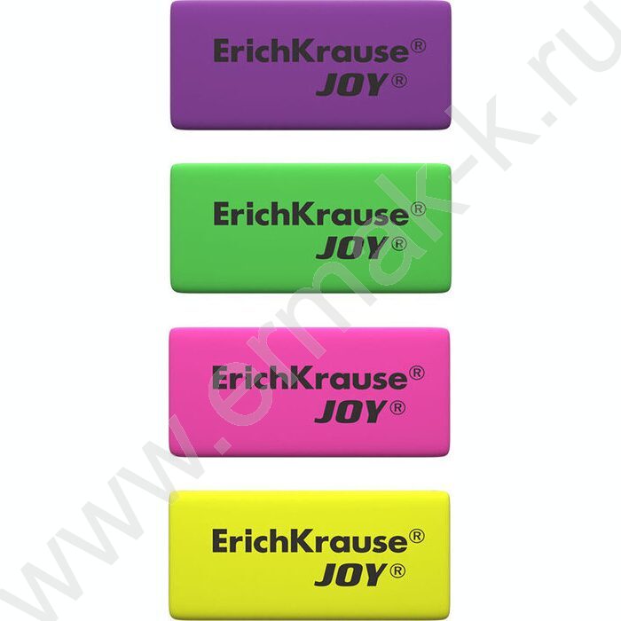 Ластик цветной прямоугольный "JOY® Neon" | Фото 1