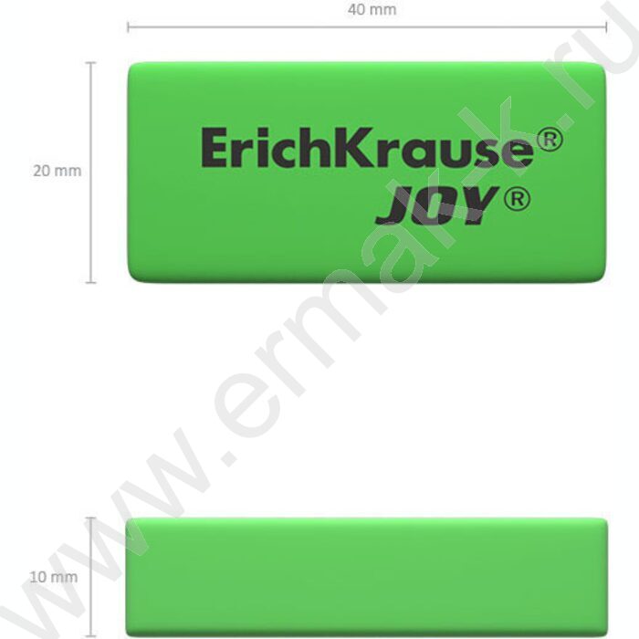 Ластик цветной прямоугольный "JOY® Neon" | Фото 5