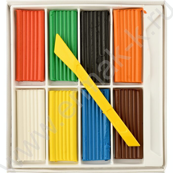 Пластилин   8цв 120г Каляка-Маляка+стек д/творчества | Фото 5