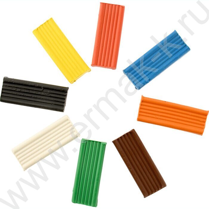 Пластилин   8цв 120г Каляка-Маляка+стек д/творчества | Фото 8