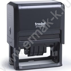 Датер самонаборный автомат свободным текст.полем 75*38мм,пластик/2-цв | Фото 1