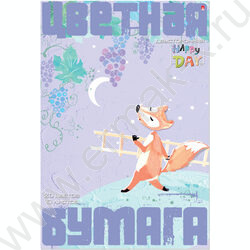 Бумага цв. двухсторонняя А4 10л/20цв Мультики | Фото 1