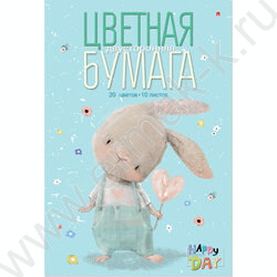 Бумага цв. двухсторонняя А4 10л/20цв Мультики | Фото 4