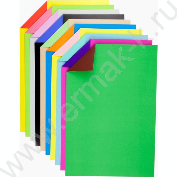 Картон цв. Двухсторонний А4 10л/20цв Мультики | Фото 2