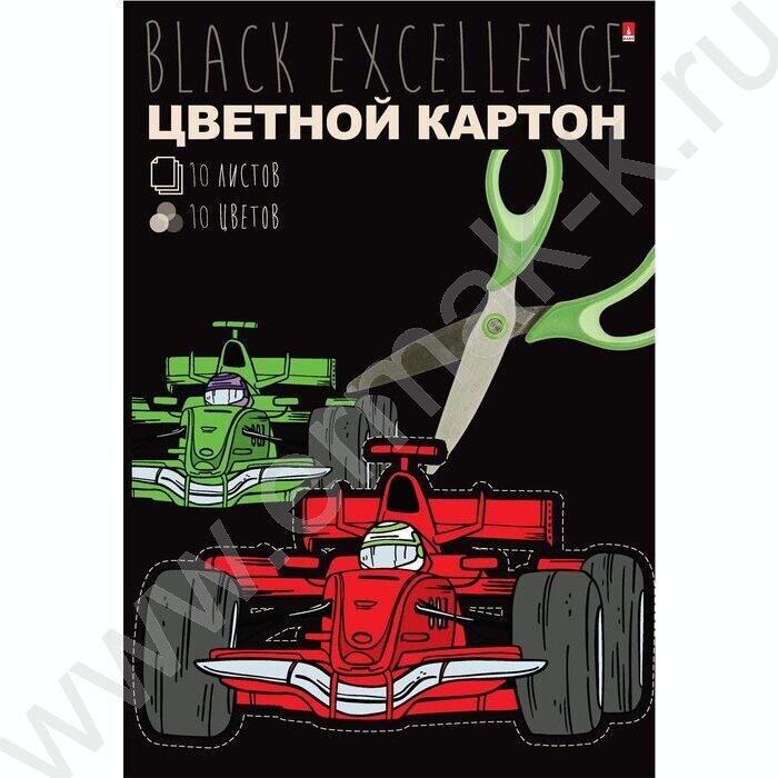 Картон цв. А4 10л/10цв Мультики | Фото 3