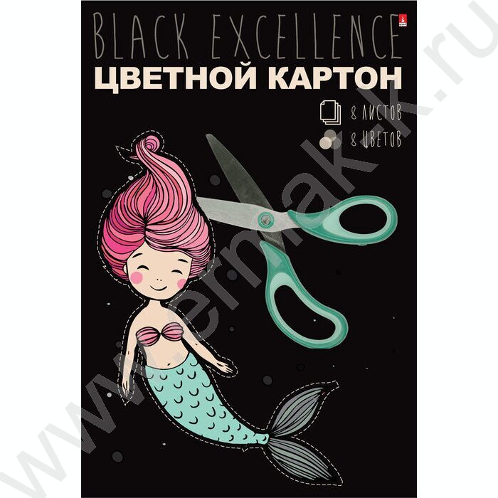 Картон цв. А4  8л/8цв Мультики | Фото 3