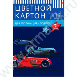 Картон цв. А4  7л/7цв Мультики | Фото 3