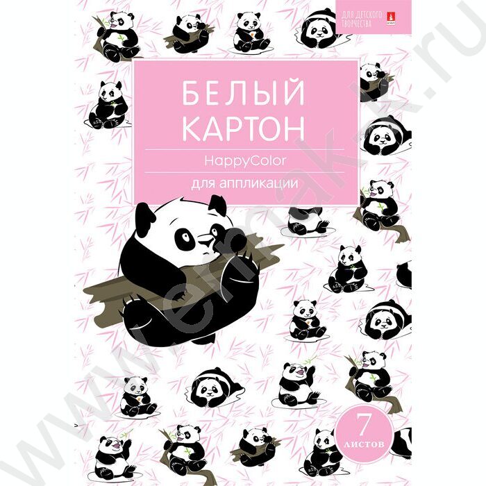 Картон белый А4  7л "Мультики" | Фото 3
