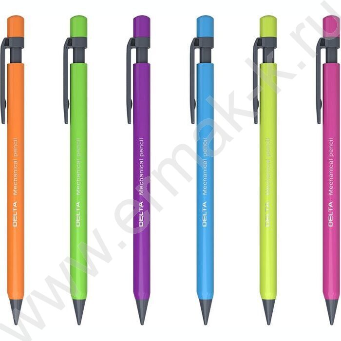 Карандаш механический 0,5мм НВ Delta ластик желтый | Фото 1