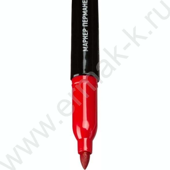 Маркер перм. /красный/ 1,5-3мм круг | Фото 3