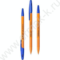 Ручка шар /набор  4шт/ R-301 Orange Stick синяя | Фото 1