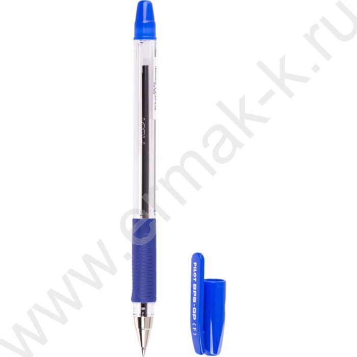 Ручка шар Pilot BPS синяя 0,7мм с резин.держателем | Фото 1