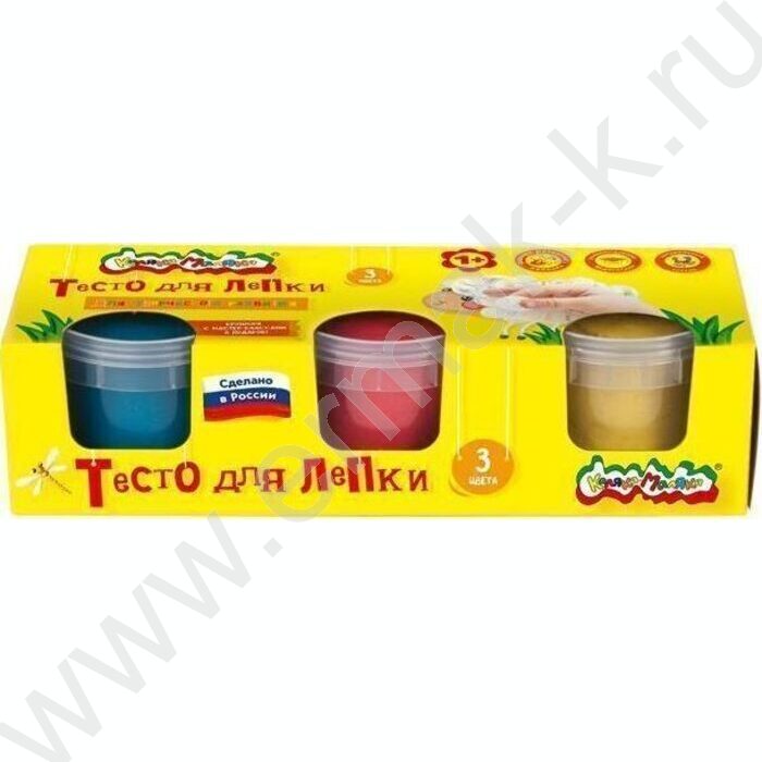 Тесто д/лепки   3цв Набор 270г | Фото 1