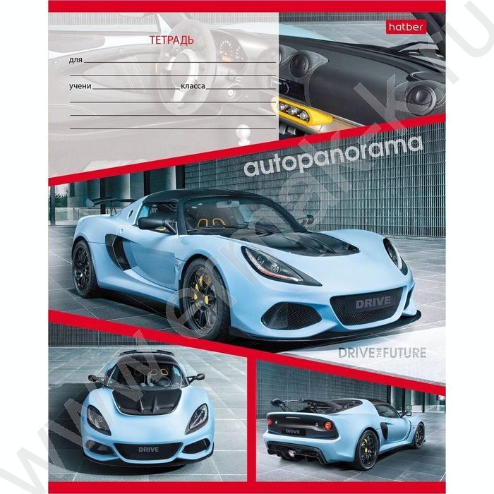 Тетрадь  18л линейка "Автопанорама" 5видов | Фото 5
