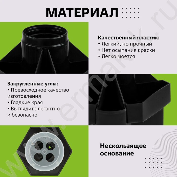 Подставка д/каранд. и ручек Maxi Desk вращающийся /черный | Фото 5