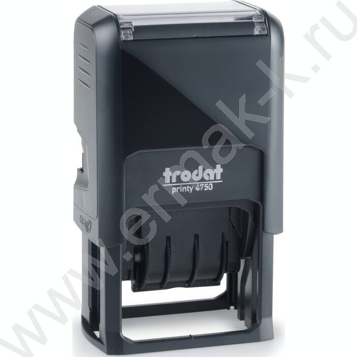 Датер самонаборный автомат свободным текст.полем 41*24мм,пластик | Фото 1