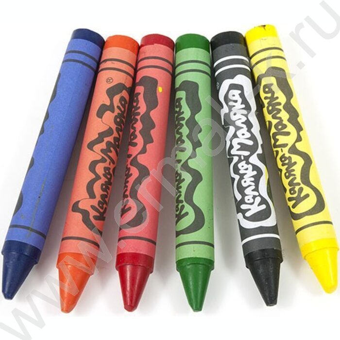 Мелки восковые  6цв Каляка-Маляка /толстые/ европодвес | Фото 2