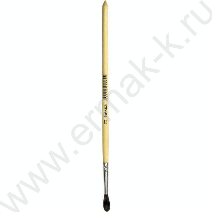 Кисть  белка сосновка № 3 круглая художественная | Фото 1