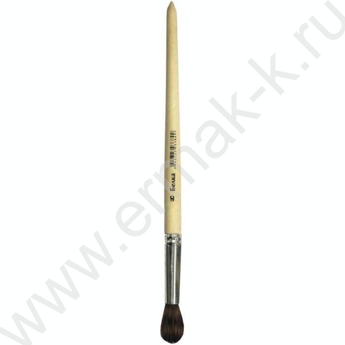 Кисть  белка сосновка № 8 круглая художественная | Фото 1