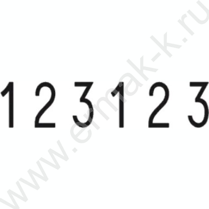 Нумератор ленточный  7мм/6-разрядов,метал | Фото 2