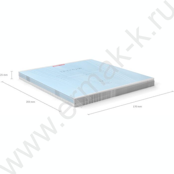 Тетрадь  12л линейка косая "Классика" голубой | Фото 5