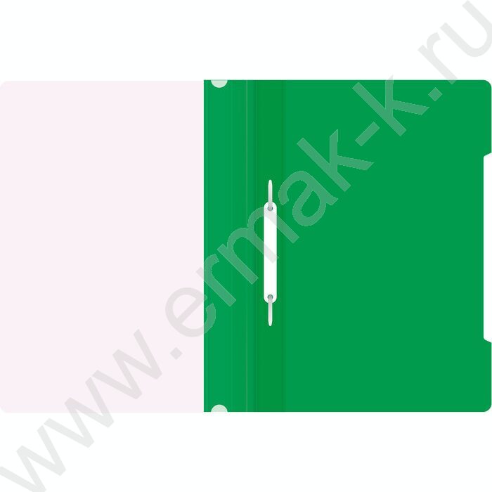 Скоросшиватель пл зеленый прозрач.верх.лист | Фото 3