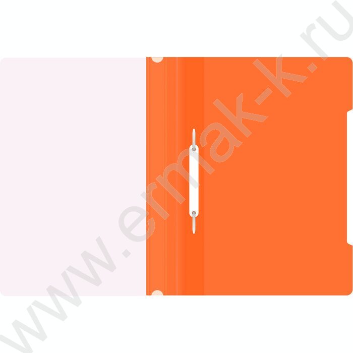 Скоросшиватель пл оранжевый прозрач.верх.лист | Фото 3