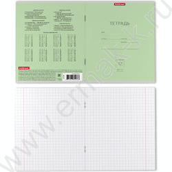 Тетрадь  12л клетка крупная "Классика" зеленый | Фото 2