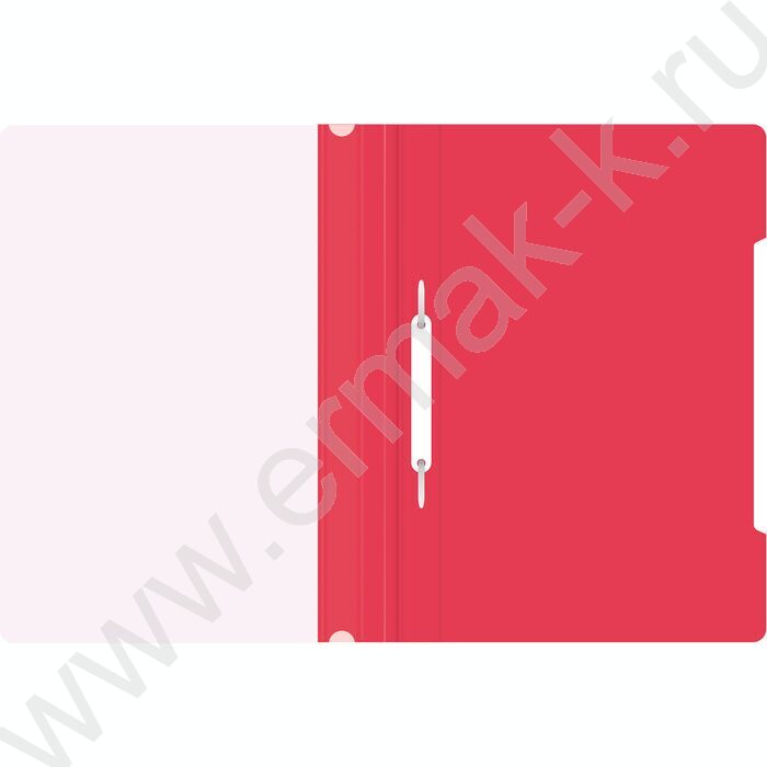 Скоросшиватель пл малиновый прозрач.верх.лист | Фото 3