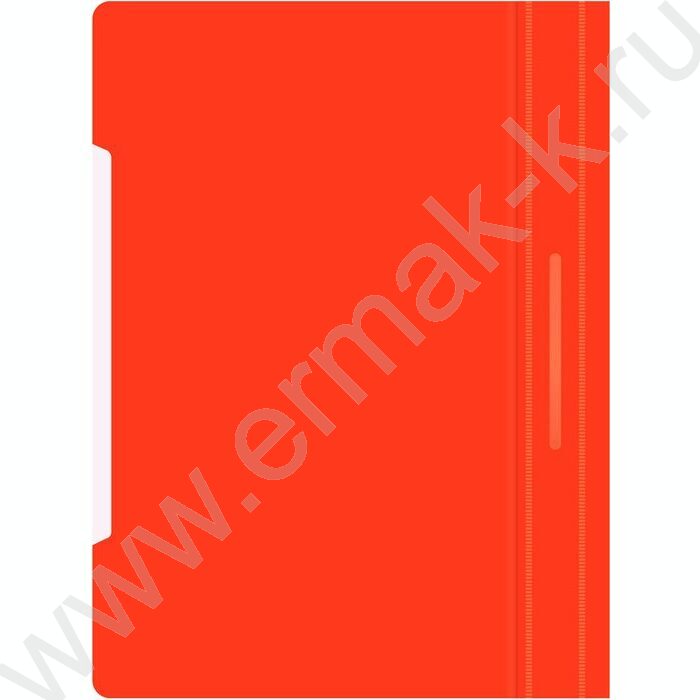 Скоросшиватель пл красный прозрач.верх.лист | Фото 2