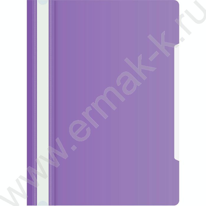 Скоросшиватель пл фиолетовый прозрач.верх.лист | Фото 1