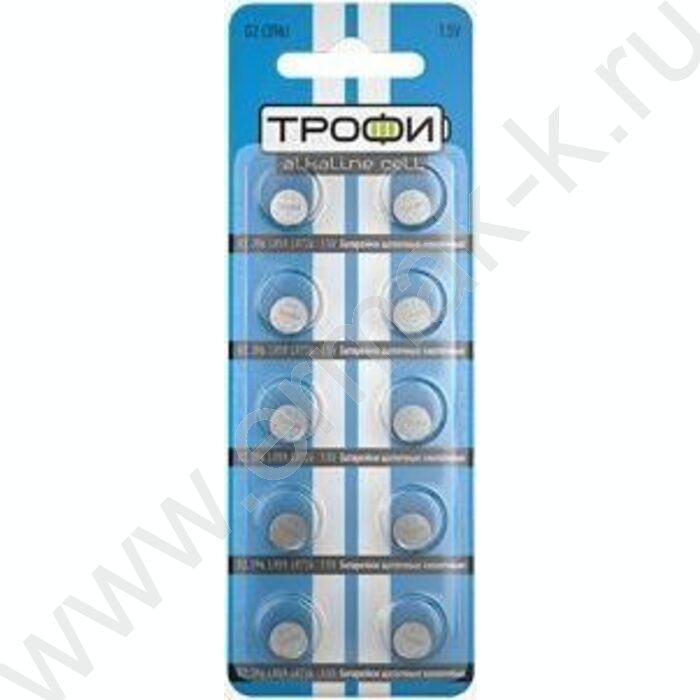 Батарейка ТРОФИ G2 (396) LR726, LR59 | Фото 2