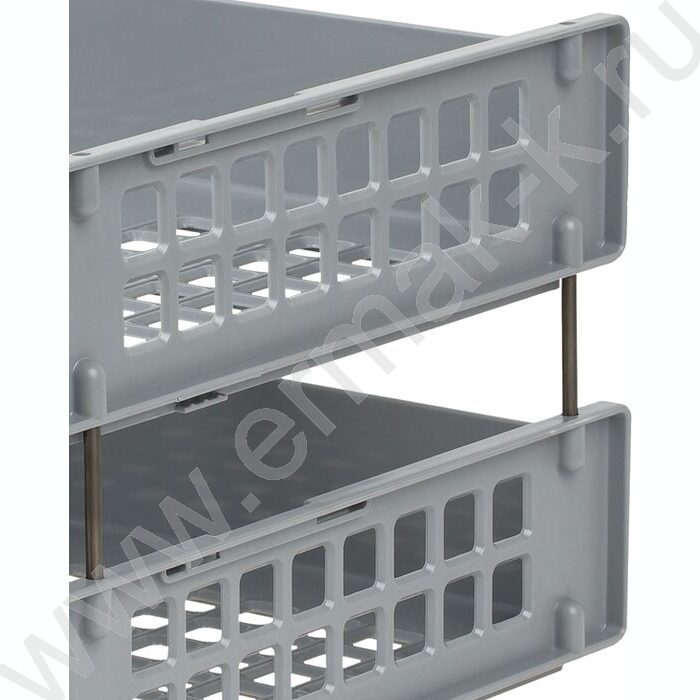 Лоток горизонтальный сетчатый серый /уп.2шт на мет.стержнях | Фото 5