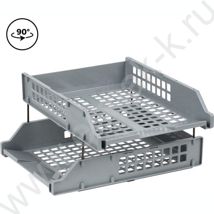 Лоток горизонтальный сетчатый серый /уп.2шт на мет.стержнях | Фото 7
