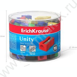 Точилка 1отв. пластик Unity ассорти | Фото 6